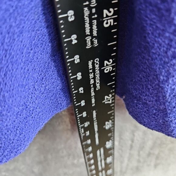 Express tricot Women's sz Lg top Purple Vintage 3/4 sleeve casual - Picture 4 of 9